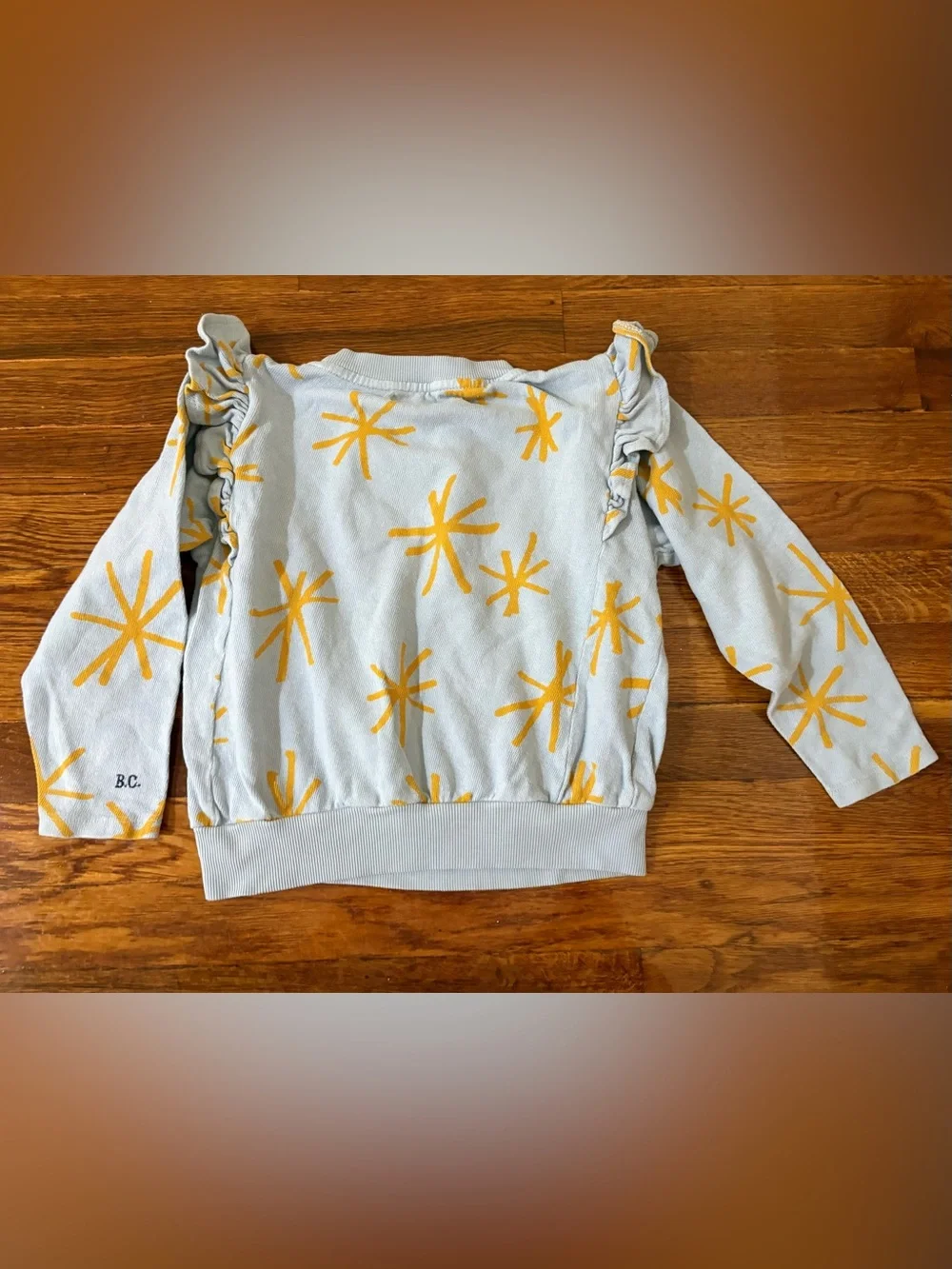 Bobo Choses Sparkle All Over Sweatshirt - Light Blue 6/7 years